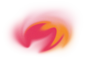 Abstract Liquid Glowing Flaming Curve