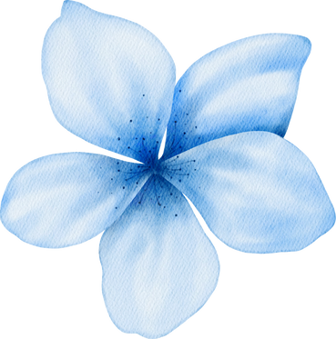 Blue flower