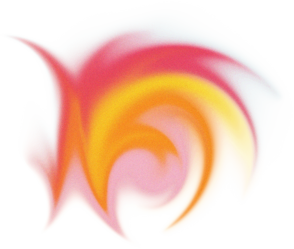 Abstract Liquid Glowing Spiral Wisp